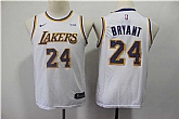 Youth Lakers 24 Kobe Bryant White 2018 19 Nike Swingman Jersey,baseball caps,new era cap wholesale,wholesale hats